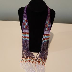 Multicolored beaded necklace